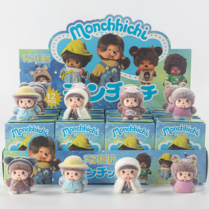 ตุ๊กตาโยคะแล็บบ์แบบสุ่ม น่ารัก ของตกแต่งลายเม็ดข้าว ตำรวจสาวน้อย ของขวัญแบบสุ่มสามมิติ ขายส่ง - Product Image 1