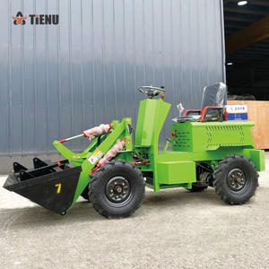 Diskon besar pemuat Mini elektrik penggerak empat roda efisiensi tinggi muatan otomatis dengan <span class=keywords><strong>Front</strong></span> End <span class=keywords><strong>Loader</strong></span> dengan pembersih - Product Image 2