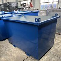 Bacs à déchets empilables en acier au carbone XINTUO pour l'extérieur, bacs à ordures à ouverture supérieure, recyclage des déchets, taille personnalisable pour utilisation à la ferme