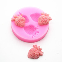 3D Mini Trauben Ananas Litschi Erdbeer frucht Silikon Fondant Form für Cupcake Dekorieren Fruchtform Silikon form