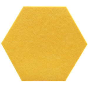 <span class=keywords><strong>Feuille</strong></span> de panneau acoustique en feutre de fibre de polyester pour le bureau Mix Color Hexagon Pet 100% Noise Absorber - Product Image 6