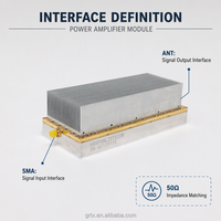 Module amplificateur de puissance large bande haute performance 8-12 GHz personnalisable 13W/25W/50W pour coordonnateur de signal de télécommande