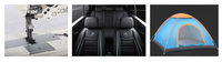 SK1560D-7 Double aiguille automatique système d'alimentation en huile fonctions de point de tapisserie d'ameublement de voiture de machine à coudre à point noué