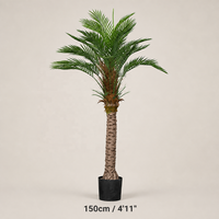 3 tailles de palmiers artificiels en PE, palmiers Areca artificiels pour la décoration de la maison, du bureau, de l'hôtel, vente en gros, approvisionnement en vrac, directement de l'usine