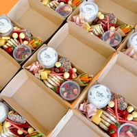 2025 emballage alimentaire de mode boîtes d'impression de logo personnalisé boîte-cadeau magnétique en papier recyclable pour l'emballage de boîte de dessert de macaron de gâteau
