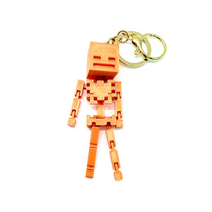 อุปกรณ์เสริม<span class=keywords><strong>รูป</strong></span>กะโหลกศีรษะฮาโลวีนสำหรับ3D Minecraft พวงกุญแจพีวีซีพิมพ์ลายอุปกรณ์เสริมที่สามารถเคลื่อน<span class=keywords><strong>ย</strong></span>้า<span class=keywords><strong>ย</strong></span>ได้ - Product Image 2