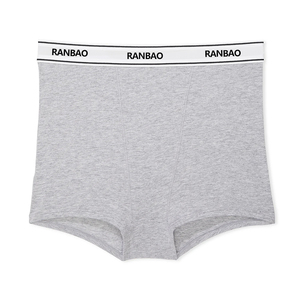 سروال داخلي قصير بخصر مرتفع ومرن مصنوع من مزيج القطن بتصميم مريح وشعار مخصص - Product Image 6