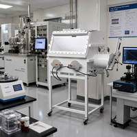 Chambre de transfert anaérobie sous vide à portique hermétique en acier inoxydable pour laboratoire de sciences des matériaux, usinée CNC
