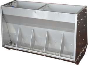 304 thép không gỉ duy nhất bên <span class=keywords><strong>4</strong></span> lỗ Vườn Ươm lợn trung chuyển cho lợn trang trại lợn hệ thống cho ăn - Product Image 4