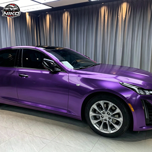 NIKO Film High Quality PET Manta Purple Whole Body Car Color Changing PET Matte <b>Vinyl</b> <b>Wrap</b> Roll - Product Image 1