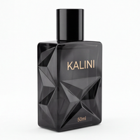 Flacon de parfum de luxe 50 ml vide en verre carré personnalisable avec atomiseur et boîte – Fournisseur d'usine, marque privée