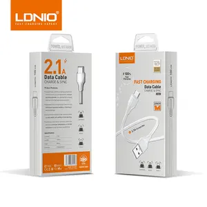 LDNIO LS541 Original High Quality cable For iPhone Charger 20CM 1M 2M 3M USB Cable Data Transfer Fast Charging For iPhone Cable