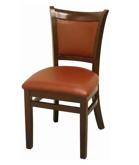 नवीनतम डिजाइन लकड़ी की कुर्सी के लिए शादी की पार्टियों भोजन कक्ष आधुनिक गर्म बेच मानक आकार निर्माता और निर्यातक