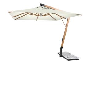 Parasol de jardin extérieur de haute qualité, grand format carré/rond, structure en alliage d'aluminium, voile en fibre de polyester, résistant au vent, nouvelle protection solaire - Product Image 5