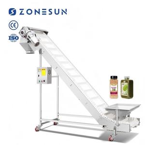 เครื่องลำเลียงแบบเอียง ZONESUN ZS-SLJ2 สำหรับเมล็ดพืช ถั่ว เม็ดธัญพืช  สายพานลำเลียงแบบถัง  เครื่องป้อนเมล็ดพืช  สายการผลิต - Product Image 1