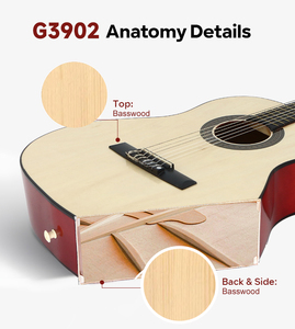 Venta al por Mayor <span class=keywords><strong>de</strong></span> Fábrica G3902, la Mejor <span class=keywords><strong>Guitarra</strong></span> Clásica Acústica <span class=keywords><strong>de</strong></span> 6 Cuerdas para Principiantes - Product Image 5