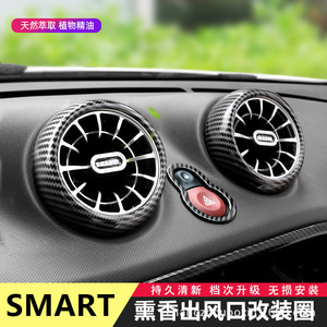 ฝาครอบช่องแอร์ Brabus Vortex สำหรับรถยนต์ Smart แบบหนีบติดคอนโซลกลาง วัสดุ ABS อุปกรณ์ตกแต่งภายใน - Product Image 5