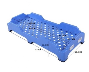 <span class=keywords><strong>Lettino</strong></span> Moderno Colorato in Plastica per Cameretta e Soggiorno, Comodo Letto per Pisolino Scolastico per Asilo - Product Image 6