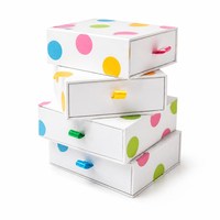 Boîte cadeau écologique à tiroir coulissant en gros, boîte d'emballage rigide en carton personnalisable pour cosmétiques et bijoux