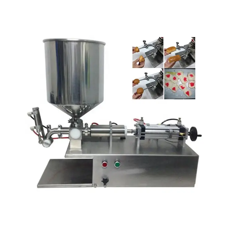 Business Semi Automatic Small Bakery Equipment Industrial Machinery Waffle Maker Machine Piston Beverage Filling Machine