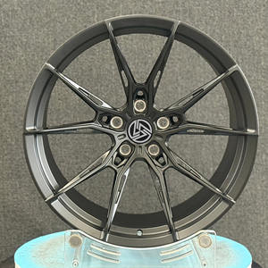 Rines de Aleación Forjada de Alta Presión de 1 Pieza, 18-22 Pulgadas, Cóncavos Profundos, Multirradio, Negro Semibrillante, 5x112/120/130, Universales - Product Image 3