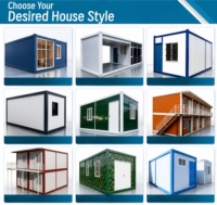 Maßgefertigtes Zweistöckiges Containerhaus, Modulares Vorgefertigtes Gebäude für Büro, Wohnheim, Camp und Unterkunft