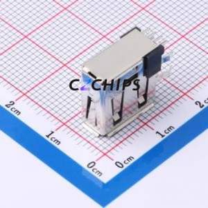 673298001 USB Connector Through hole Component (THT) Connector Type-A Female Side Insert 4P - Product Image 2