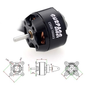 Motor sin Escobillas SURPASS HOBBY Outrunner <span class=keywords><strong>2830</strong></span> 750KV 850KV 1000KV <span class=keywords><strong>1300KV</strong></span> para Aviones RC de 300g-700g, Planeadores de Ala Fija, Warbirds y Juguetes - Product Image 1