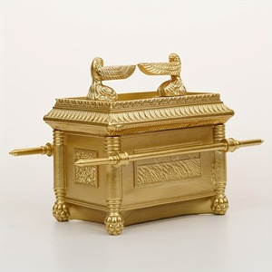 หีบขนาดกลางของพันธสัญญามนุษย์ขนนกศาสนา Menorah ชาวยิวของตกแต่งบ้าน - Product Image 5