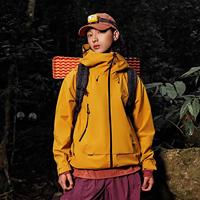 [Shan Ke] Veste bomber de montagne à capuche coupe-vent et imperméable toutes saisons en polyester pour homme, style Tmall Beto