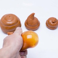 Boules de jouet en forme de caca pour enfants Squishy Stress Release Cadeaux de fête promotionnels Remise des diplômes de Noël Saint Valentin Retour École