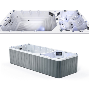 Below ground swim spa pool outdoor outdoor swimming pool spa hydropool