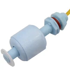 Waterproof Magnetic Float Switch 10w 50w Fluid Level Transducer PVDF PP Plastic Liquid Level Float Sensor