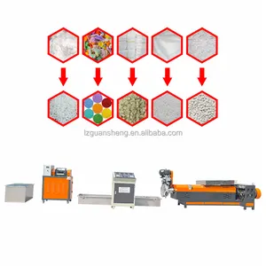 全国生产复循环塑料颗粒设备厂家小型薄膜造粒机塑料颗粒制造机