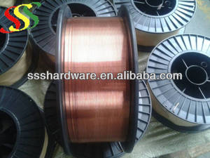 0,6 Kupfer beschichteter Spulen nagels chweiß draht - Product Image 5