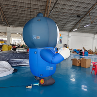 Mascotte gonflable pingouin, décoration de pingouin de dessin animé pour événements extérieurs, publicité, fêtes, Noël, usage commercial