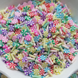 Remplisseur de sucre polymère, fournitures pour bricolage, bonbons arc-en-ciel à la menthe poivrée, 1kg - Product Image 5