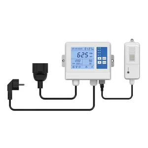 100-240V Binnenluchtkwaliteit Co2 Monitor & Controller Regelaars Co2-regelaar Voor Regelklep En Ventilator Voor Kas, Kweekruimte