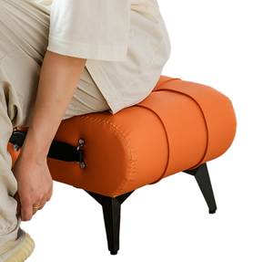 JOUYI Luxury <strong>Leather</strong> Shoe Bench Soft-Padded <strong>Footstool</strong> with Storage for Entryway Modern Design Ottomans Stool for Living Room - Product Image 2