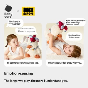Muñeco de Peluche Orca Baby Clown Duck, <span class=keywords><strong>Robot</strong></span> Inteligente con IA, Relleno de Algodón PP, Juguete de Compañía Emocional para Niños de 2 a 4 Años, Unisex, Regalo de Cumpleaños - Product Image 3