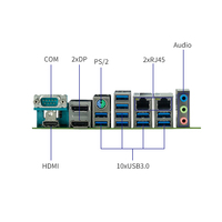 Carte mère industrielle ATX JWIPC W580/Q570 nouvelle génération avec 64 Go de DDR4, 2 ports Ethernet Gigabit, 4 ports d'affichage AI, prise en charge de double GPU