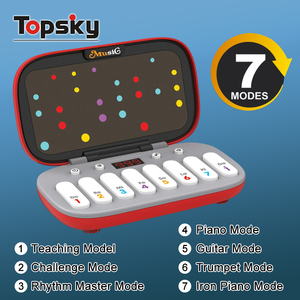 Console de <span class=keywords><strong>jeu</strong></span> de rythme Fidget portable pour enfants Jouets de musique électronique Défi Vitesse Entraînement Rythme Machine de <span class=keywords><strong>jeu</strong></span> Jouets en plastique - Product Image 4