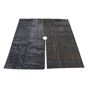Película de mantillo de plástico negro, cubierta de suelo agrícola, tela antihierba con agujeros - Product Image 1