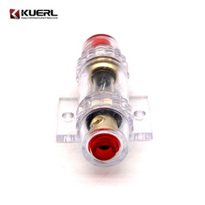 Portafusibili <span class=keywords><strong>AGU</strong></span> 60A di Alta Qualità Kuer per Autoradio, Portafusibili Elettronico 12V con Scatola per Applicazioni Auto - Product Image 4