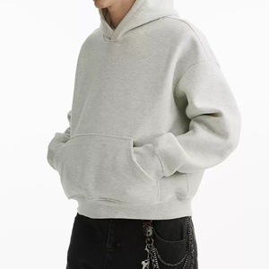 Ventes en gros de sweats à capuche surdimensionnés personnalisés en coton 100% de haute qualité, essentiels du streetwear, sweats à capuche pour hommes - Product Image 2