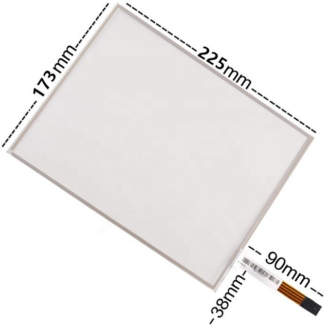 New 10.4" 4 Wire Resistive Touch Screen Panel 225mm*173mm Touchscreen Digitizer With USB Controller Kit Driven Plate+100% Tested