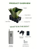 Bateau à appâts universel LUHUAYU V080 pour la pêche à la carpe, bateau télécommandé RC, portée de 500 m, batterie 3000 mAh, distributeur d'appâts