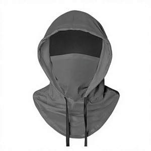 Masque Balaclava Unisexe Gris Intégral Respirant Imperméable Extérieur Spandex Polyester Couleur Unie Décontracté Couvre-tête Adulte - Product Image 1
