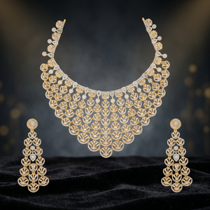 Collar de Novia Corto con Diseño de Flor en Aleación de Zinc, Elegante Accesorio para Boda - Product Image 3