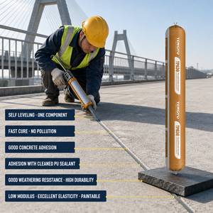 Sellador de Poliuretano <span class=keywords><strong>Autonivelante</strong></span> de Curado Rápido, Resistente a los Rayos UV y Sin Contaminación, para Sellado de Juntas Horizontales en Construcción Exterior - Product Image 5